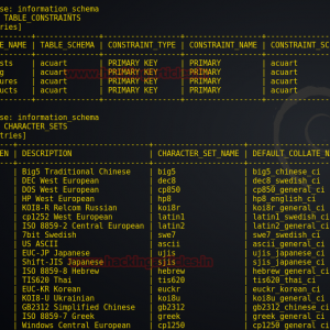 Database Dumping